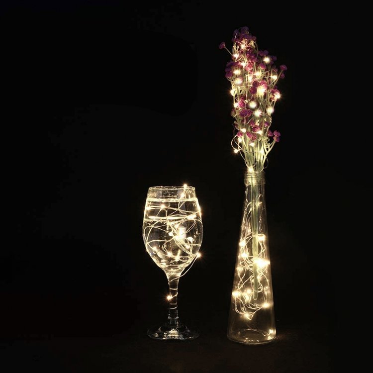 LED-нить, подсветка на батарейках — картинка 3