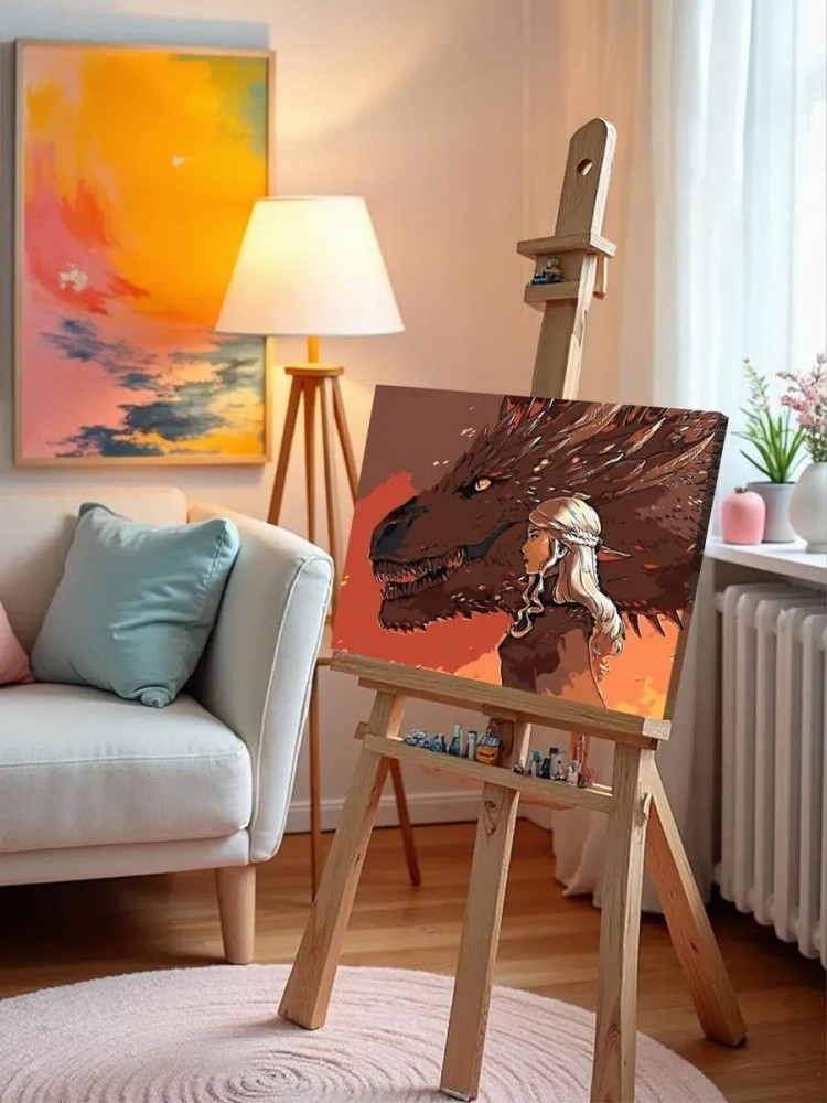 Картина по номерам «Игра престолов: Мать драконов» — картинка 9