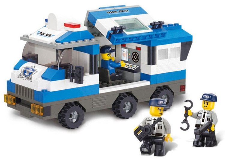 Конструктор «Полиция и спецназ. Полицейский автофургон», 253 детали — картинка 2