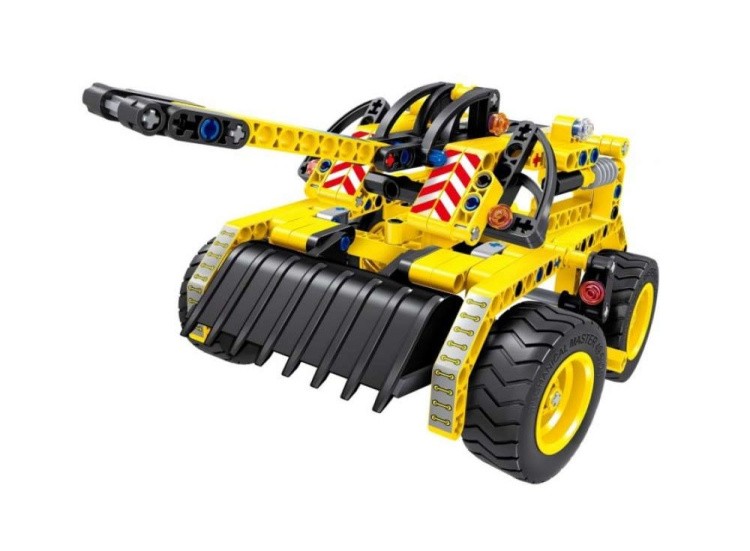 Конструктор QIHUI «Бульдозер и танк 2 в 1» — картинка 3