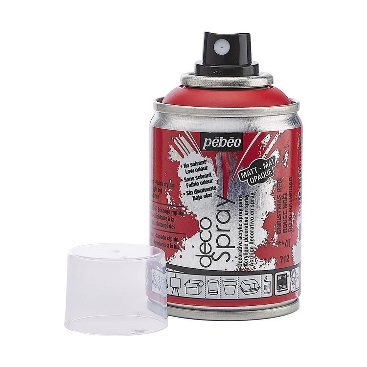 Краска на водной основе decoSpray, 093712 Красный рождественский — картинка 2