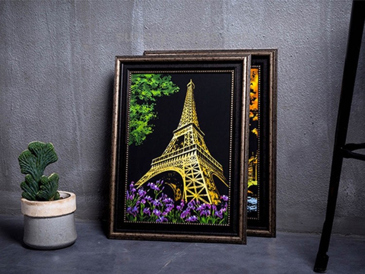 Скретч-картина «Paris» (цветная) — картинка 9