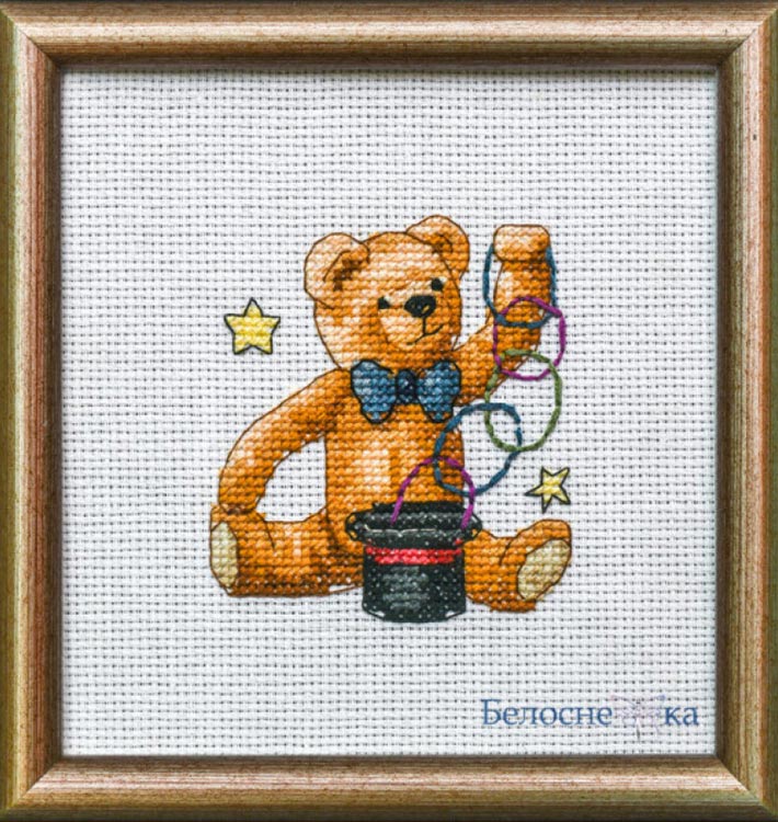 Набор для вышивания «Медвежонок-фокусник» — картинка 7