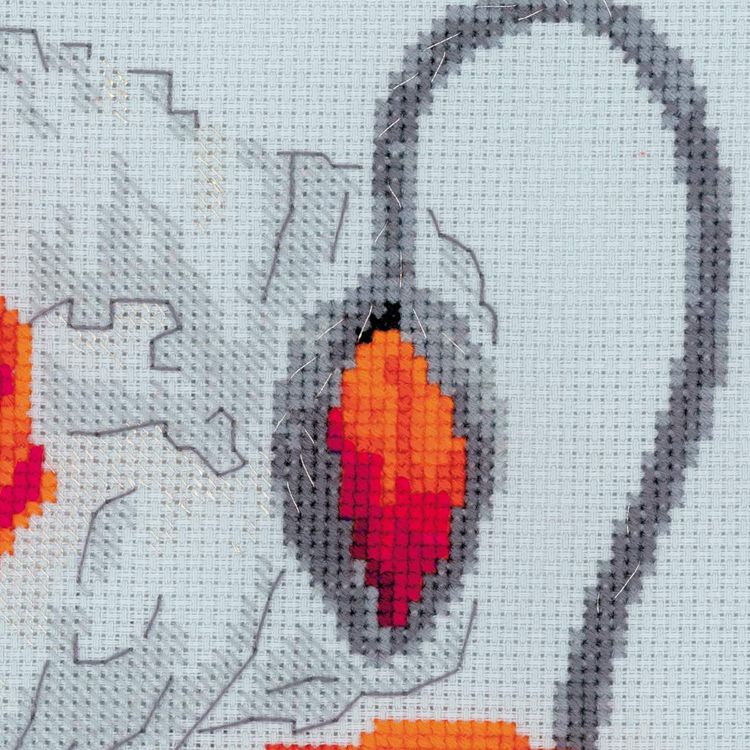 Набор для вышивания «Алые маки» — картинка 4