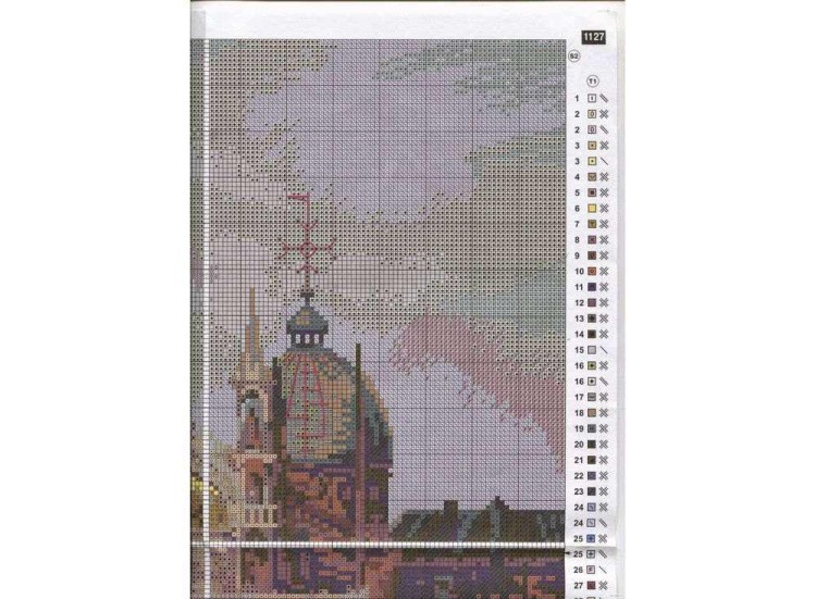 Набор для вышивания «Венеция. Площадь Сан-арко» — картинка 3