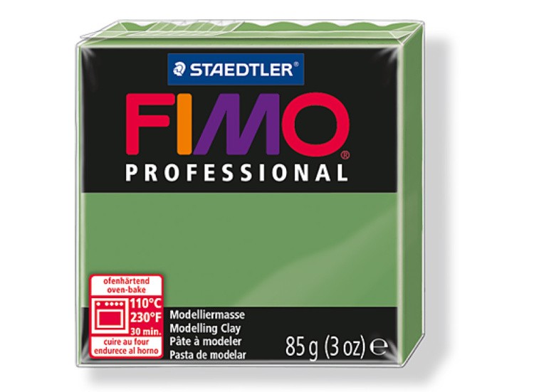 Полимерная глина FIMO Professional, цвет: зеленый лист, 85 г