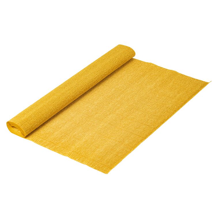 Бумага гофрированная Fiore 180 г/м2, солнечно-желтая (17e5), 50х250 см, Brauberg — картинка 2