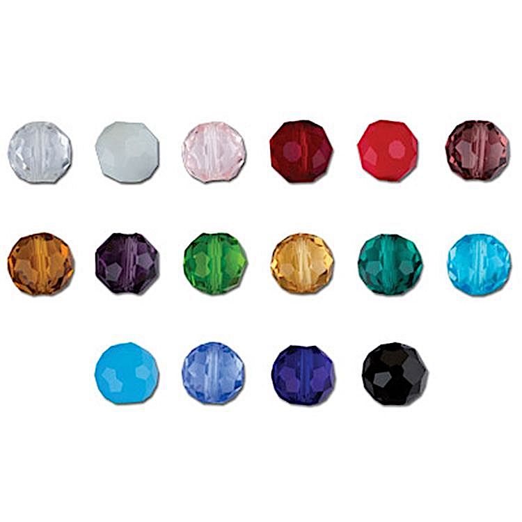 Бусины стеклянные Zlatka 6х4 мм, 22 шт., на нити, стекло, цвет: №29 черный — картинка 3