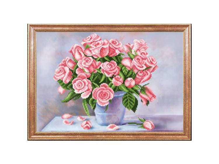 Рисунок на ткани «Ароматные розы»
