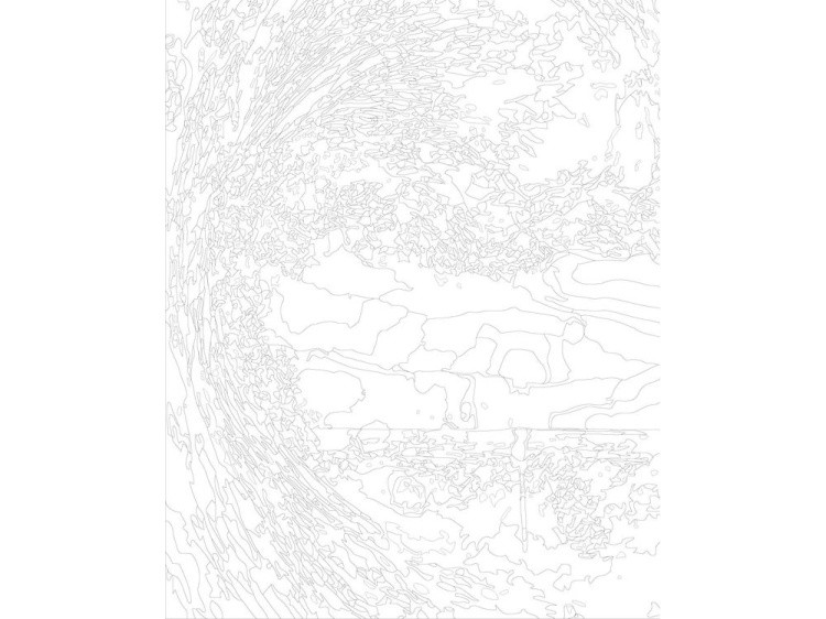 Картина по номерам «Волна на закате» — картинка 3