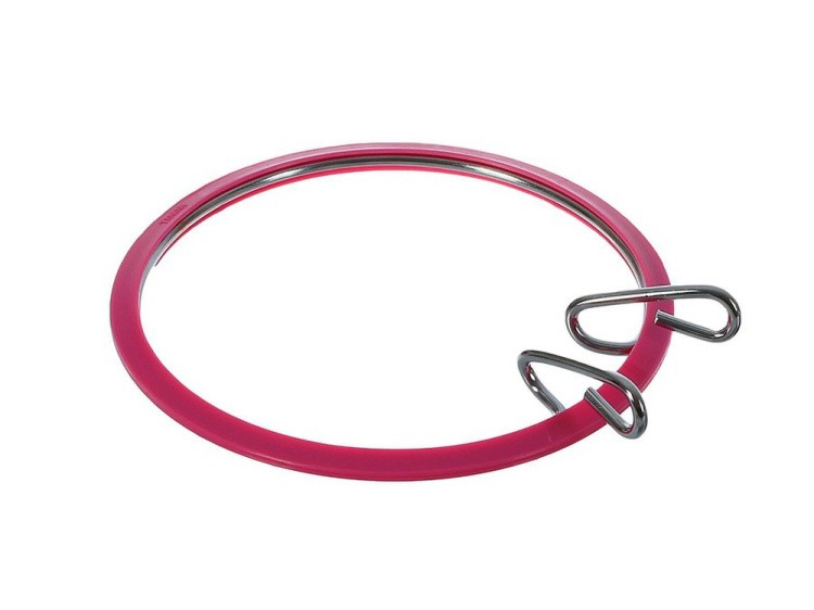 Пяльцы Gamma для вышивки и штопки круглые, диаметр 12,5 см, арт. DM-050 — картинка 2