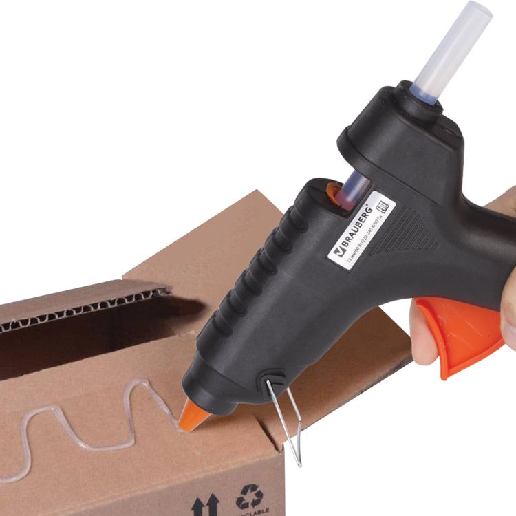 Клеевой пистолет 60 Вт для стержня 11 мм, Brauberg — картинка 5