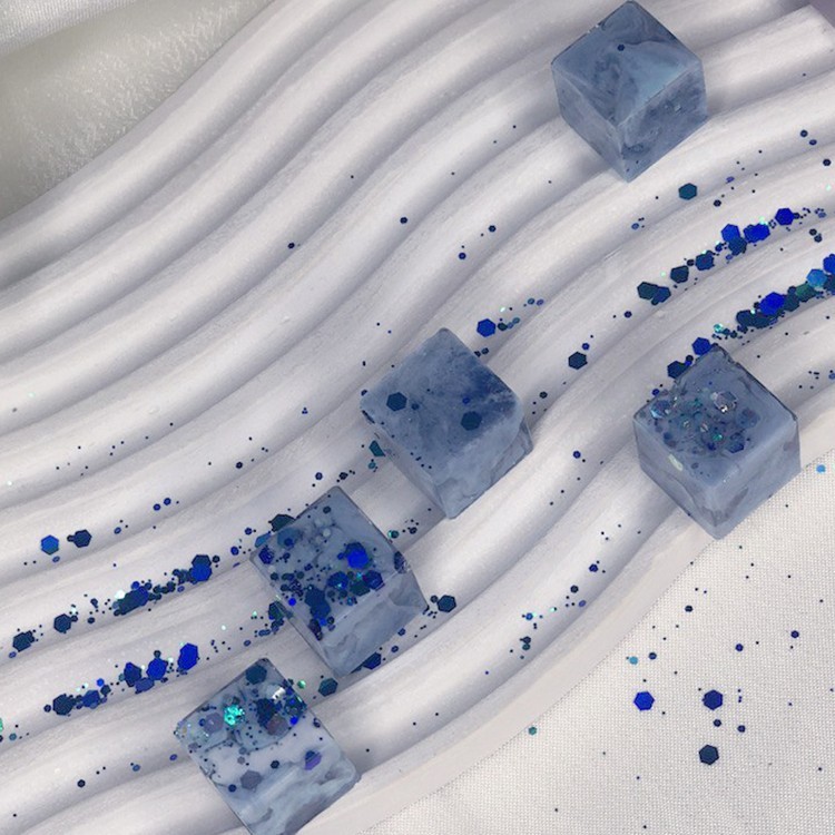 Силиконовый молд - Кубики, 1,5 см, 1 молд — картинка 2