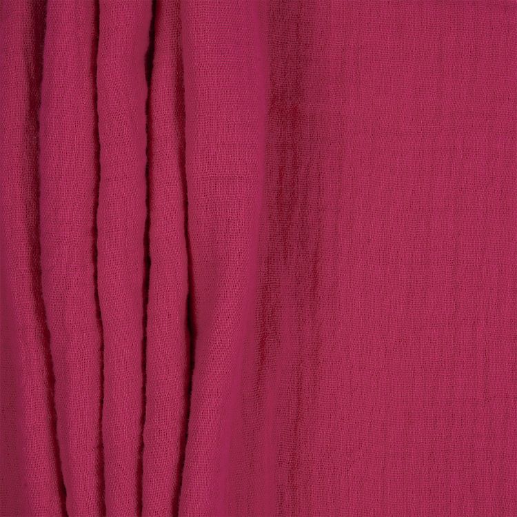 Ткань Муслин, 5 м x 130 см, 125 г/м², цвет: ярко-розовый, TBY — картинка 2