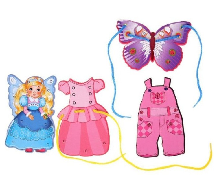 Шнуровка для малышей. Для девочек — картинка 3