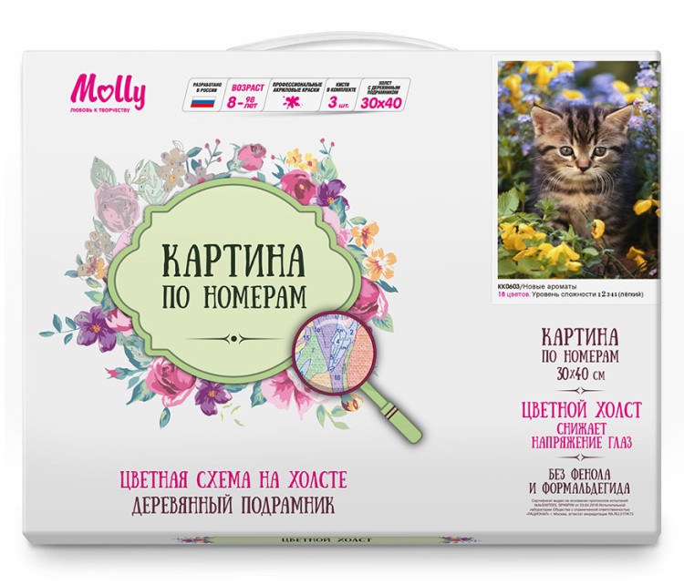Картина по номерам «Новые ароматы» — картинка 2