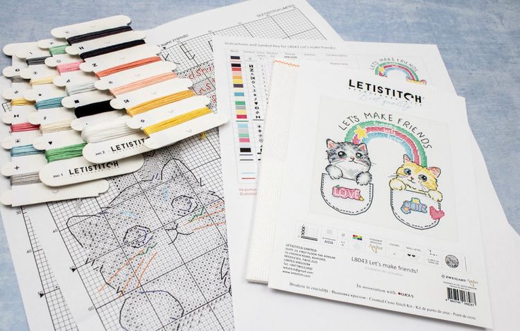 Набор для вышивания «Let's make friends!» — картинка 3