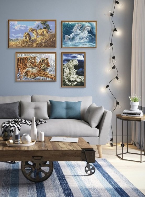 Набор для вышивания «Снежные барсы» — картинка 6