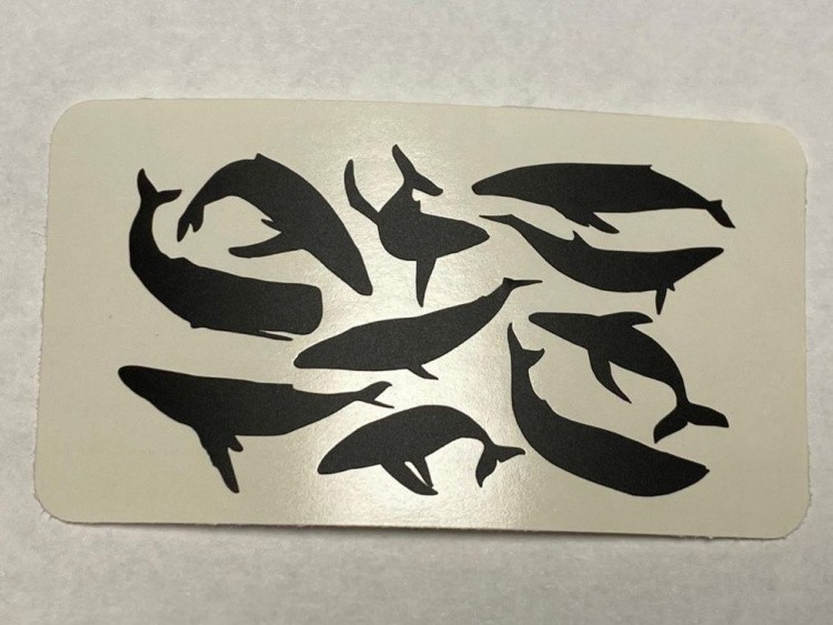 №900 Наклейка (Черные) Sticker, Art Blong — картинка 2