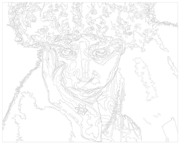 Картина по номерам «Вышел покурить: Юра Авангард 5» — картинка 3