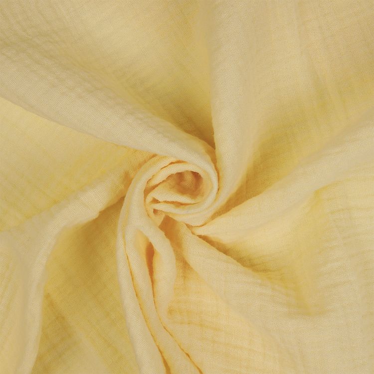 Ткань Муслин, 5 м x 130 см, 125 г/м², цвет: желтый, TBY