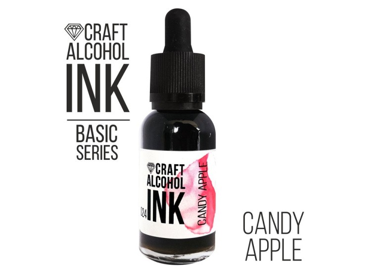 Алкогольные чернила карамельное яблоко (Candy Apple) 30 мл, Craft Alcohol INK