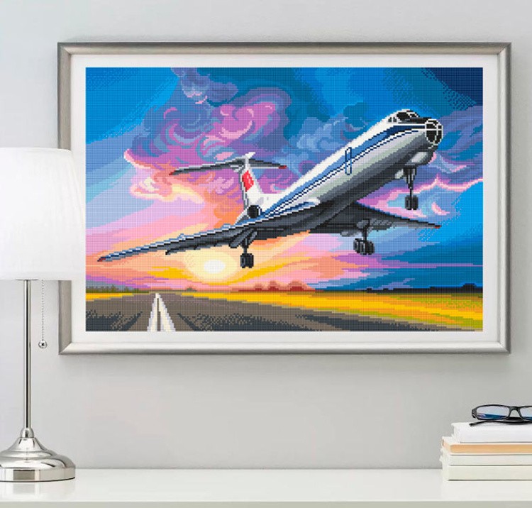 Алмазная вышивка «Покоритель неба» — картинка 3