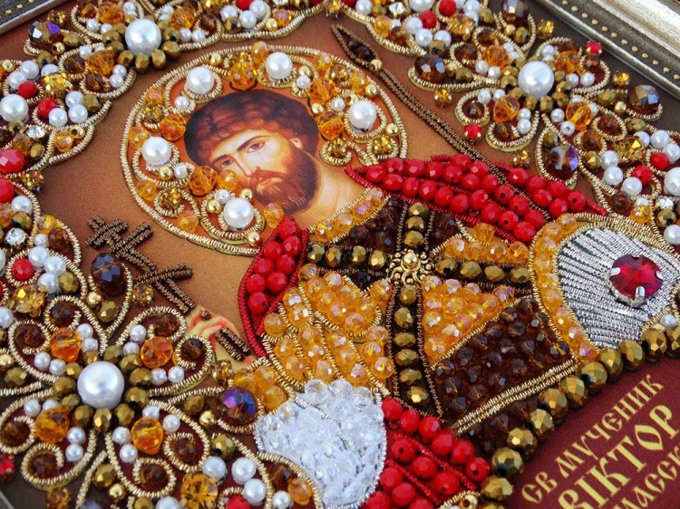 Набор для вышивания хрустальными камнями «Святой Виктор» — картинка 11