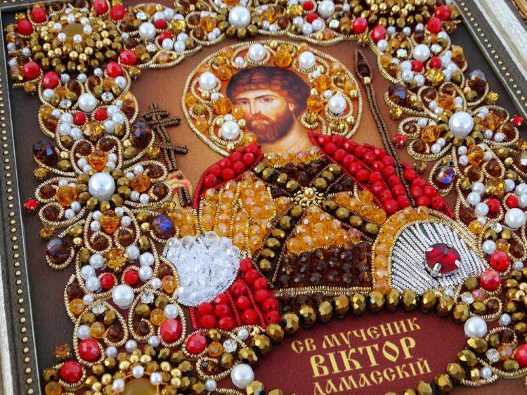 Набор для вышивания хрустальными камнями «Святой Виктор» — картинка 10