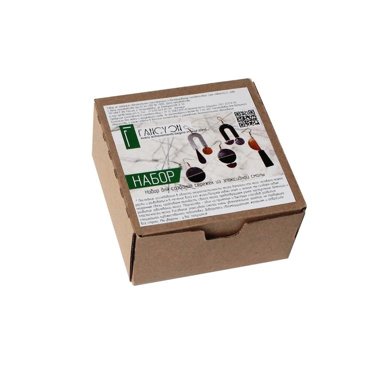 Набор для создания украшений из эпоксидной смолы «Серьги #1», FancyOn — картинка 8