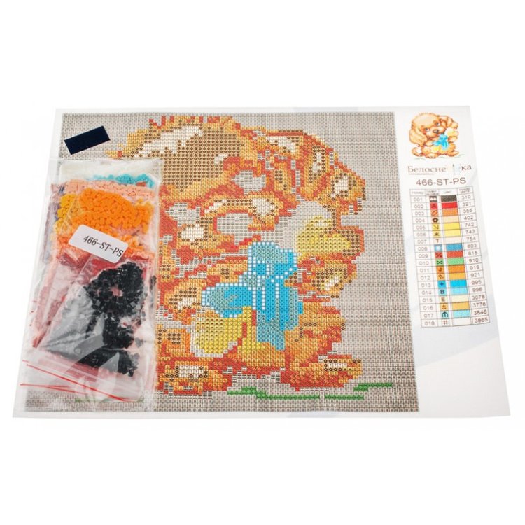 Алмазная вышивка «Собачка с подарком» — картинка 3