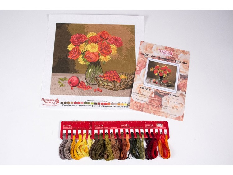 Набор для вышивания «Огненные розы» — картинка 3