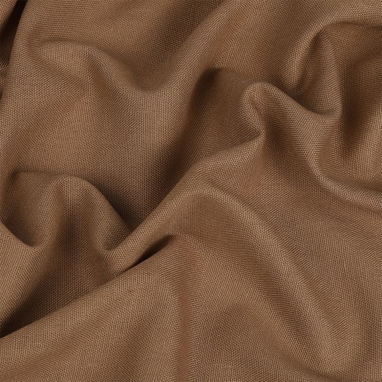 Ткань льняная, 185 г/м², 10 м x 140 см, цвет: верблюжий, TBY — картинка 2