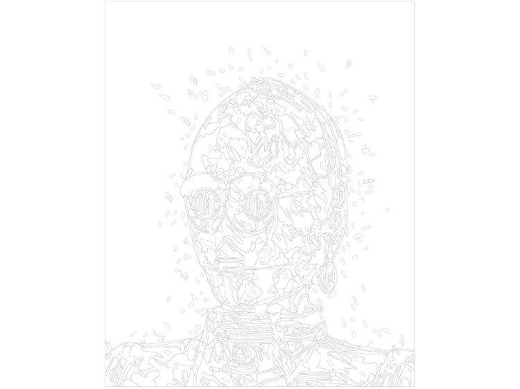 Картина по номерам «Звездные войны. C-3PO» — картинка 3