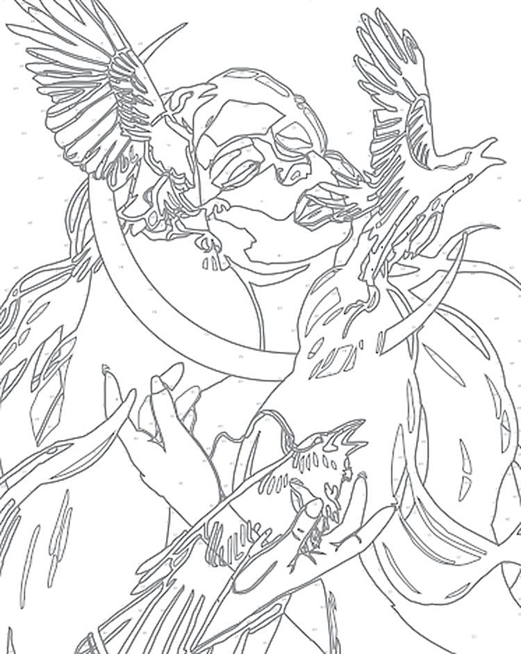 Картина по номерам «Dragon age» — картинка 2