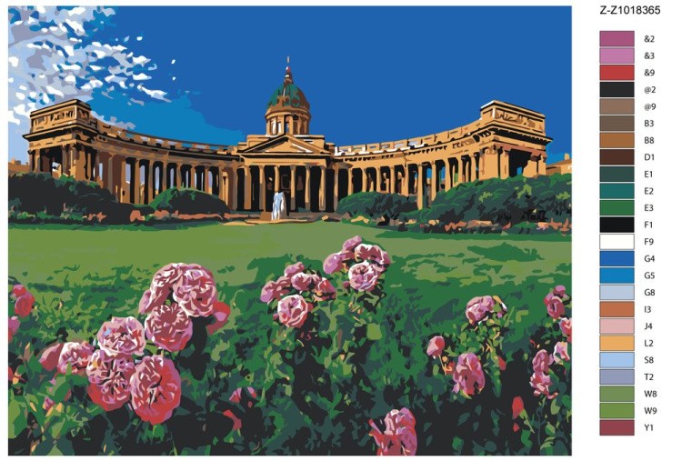 Картина по номерам «Розы» — картинка 2