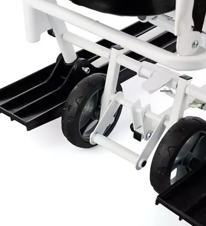 Снегокат детский 507 TWINS BABY Wheel со спинкой для двоих — картинка 4