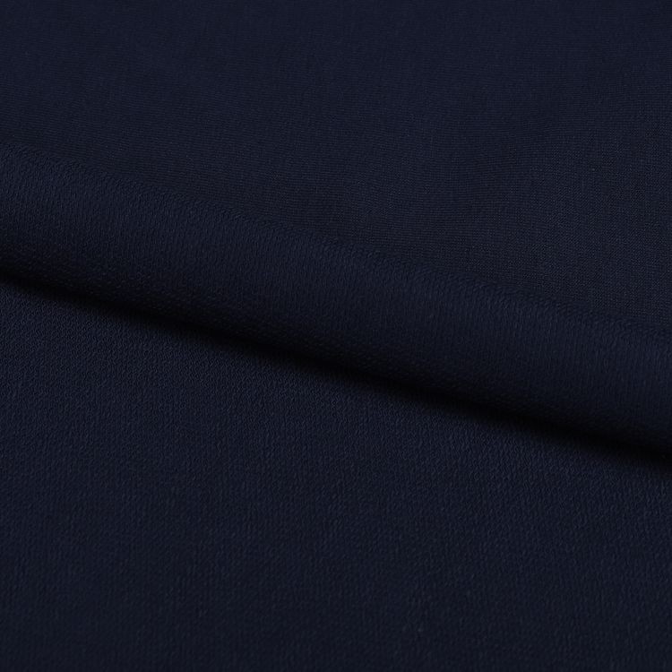 Ткань трикотаж Футер 2х нитка, петля с лайкрой, пенье, 10 м x 180 см, 240 г/м², цвет: индиго, TBY — картинка 5