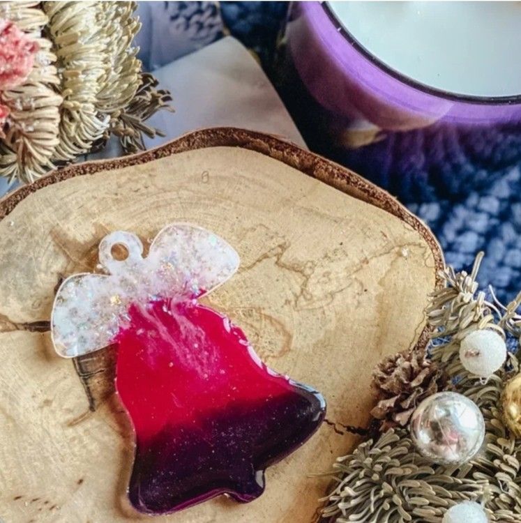 Елочная игрушка Колокольчик №2 - Силиконовый молд, ResinArt — картинка 4