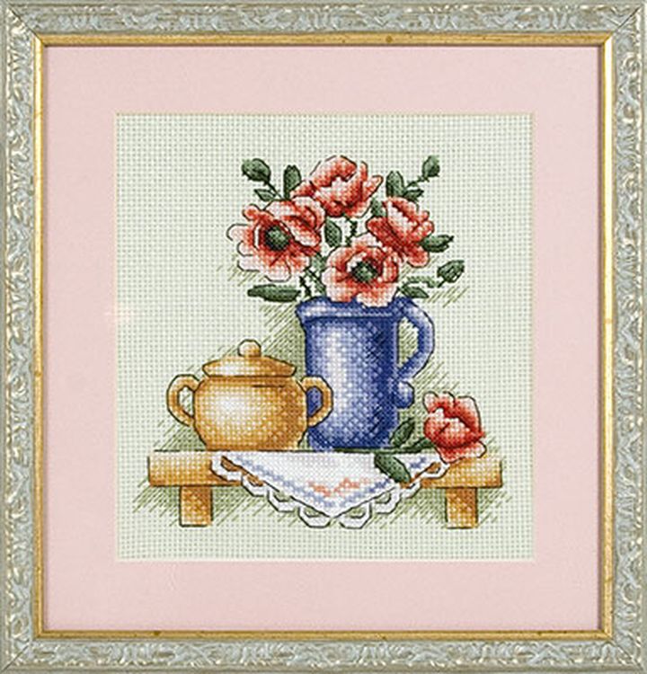 Набор для вышивания «Цветы в кувшине» — картинка 3