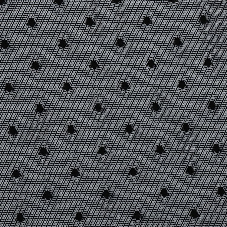 Сетка эластичная Мушка, 1 м х 160 см, 116 г/м², цвет: черный, KRUZHEVO — картинка 3