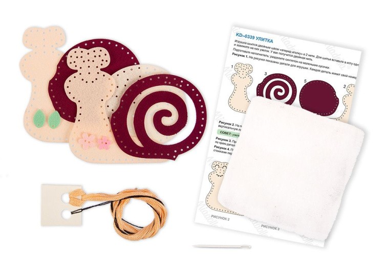 Набор для шитья «Улитка» — картинка 2