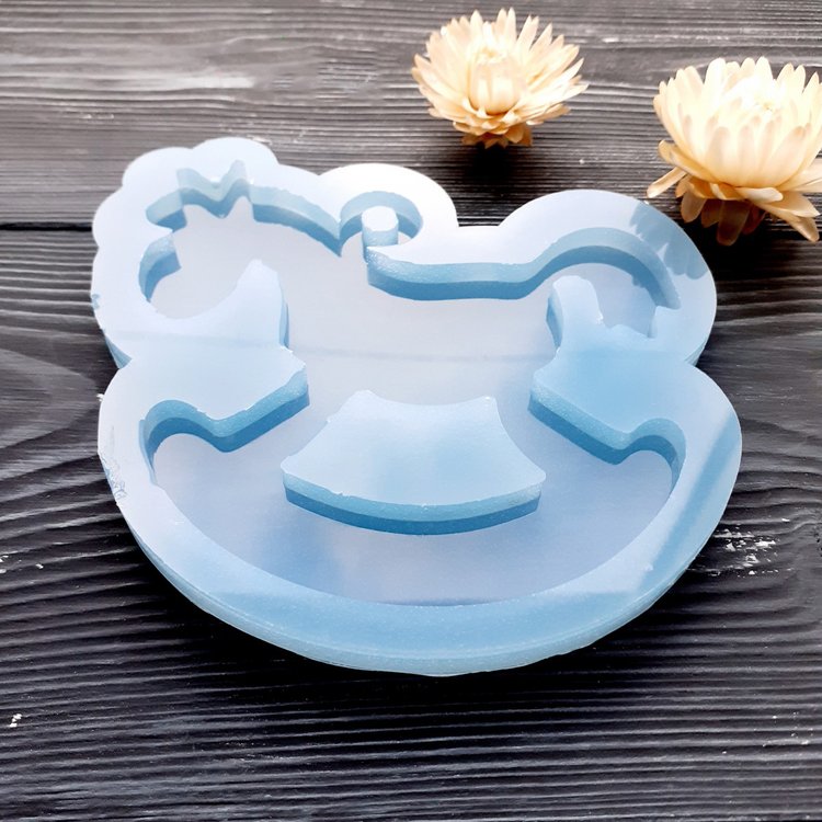 Лошадка, модель №6 - Силиконовый молд MyMold — картинка 3