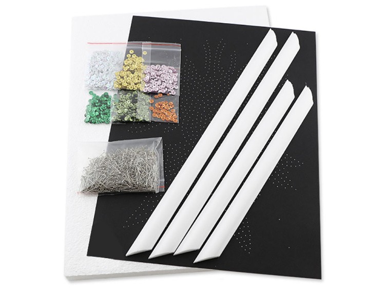 Мозаика из пайеток «Лилии» — картинка 2