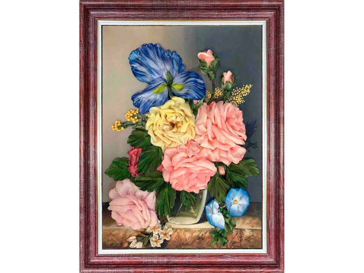 Вышивка лентами «Идиллия» — картинка 2