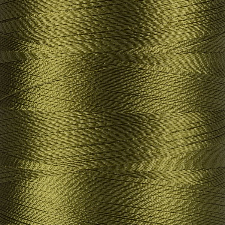 Нитки для вышивания, 100% вискоза, 4570 м, цвет: №3261 темно-оливковый, Gamma — картинка 2