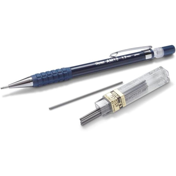 Грифели Hi-Polymer для карандашей автоматических AM13 1.3 мм 8 грифелей, Pentel — картинка 3