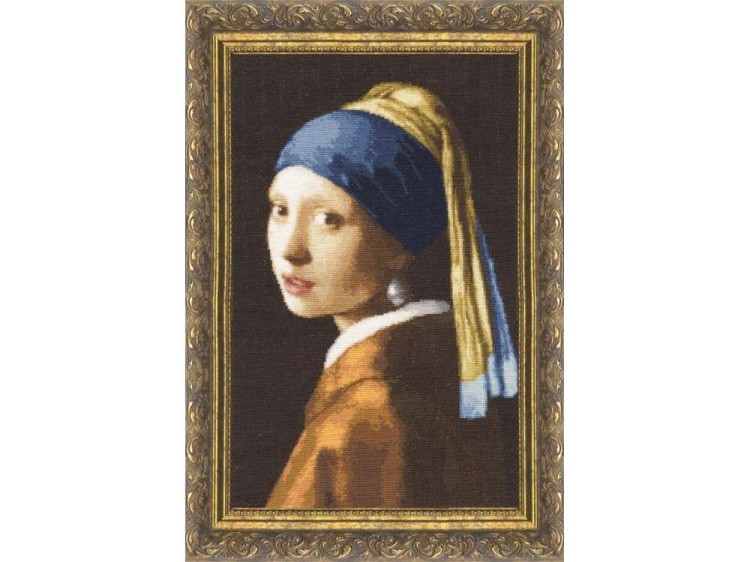 Набор для вышивания «Девушка с жемчужной сережкой» — картинка 2