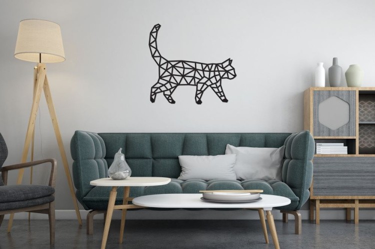 Деревянный интерьерный пазл «Кошка», Eco Wood Art — картинка 2