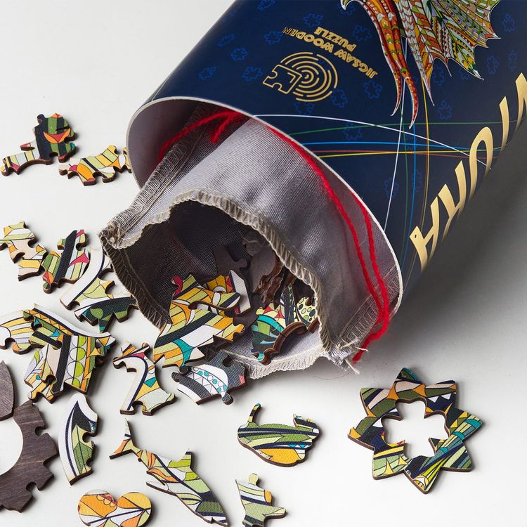 Деревянные пазлы Артвентура «Панда и бамбук» — картинка 3